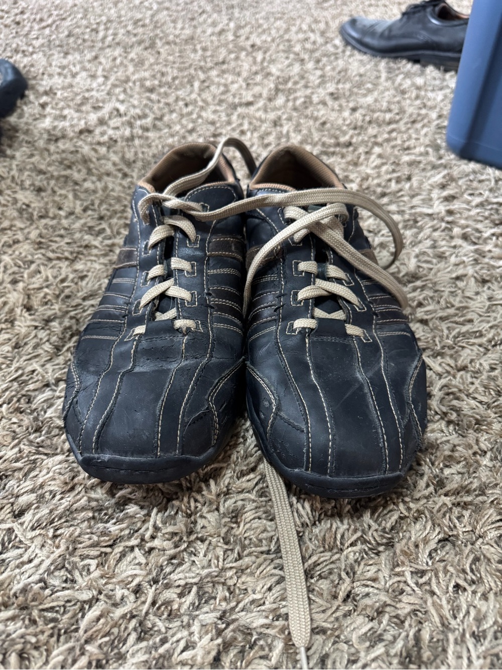 Skechers Black Sneakers with Tan Laces